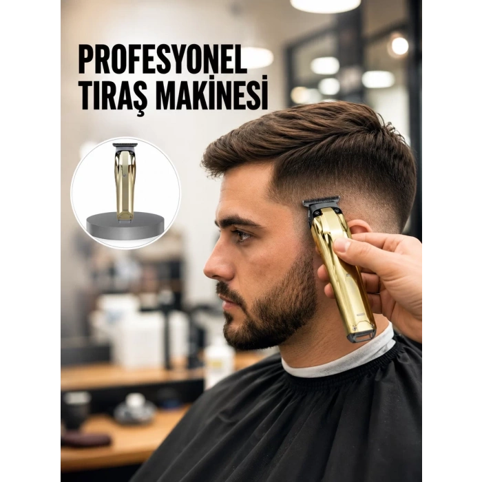 Nevamel® Kablosuz Erkek Bakım Tıraş Makinesi Hassas Bıçaklı Şarjlı Kullanım Yeni Nesil