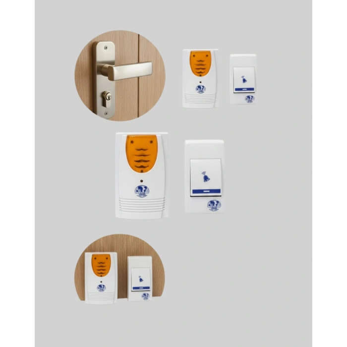 Nevamel® Kablosuz Kapı Zili Düzenli ve Konforlu Yaşam Alanları İçin