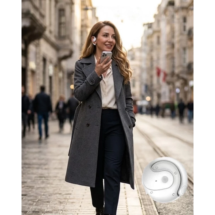 Nevamel® Kablosuz Kulaklık Bluetooth 5.4 Uzun Pil Ömrü ve Dokunmatik Kontrol Özellikli