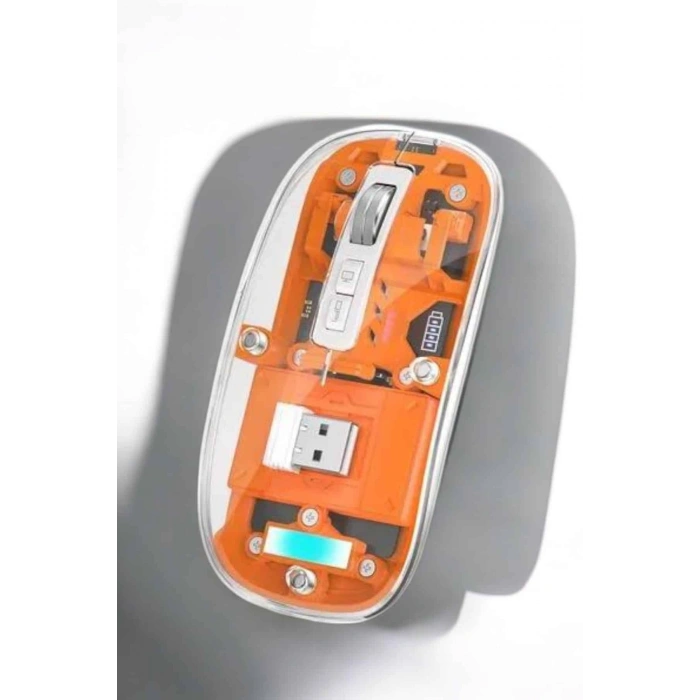 Nevamel Kablosuz Mouse Fare 5.0 Bluetooth Bağlantılı USB Girişli