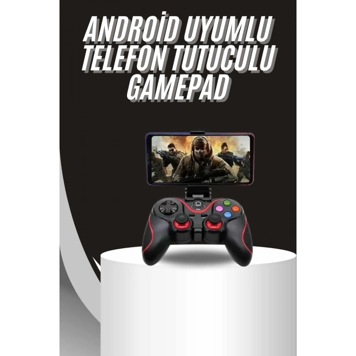 Nevamel Kablosuz Oyun Kolu Bluetooth Joystick Gamepad Android Uyumlu