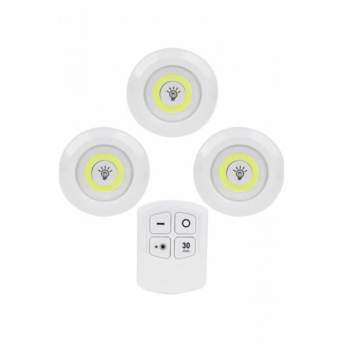 Nevamel Kablosuz Pilli Işıldak  Masa Lambası Mutfak Tezgah Altı Banyo Dolabı Dolap İçi