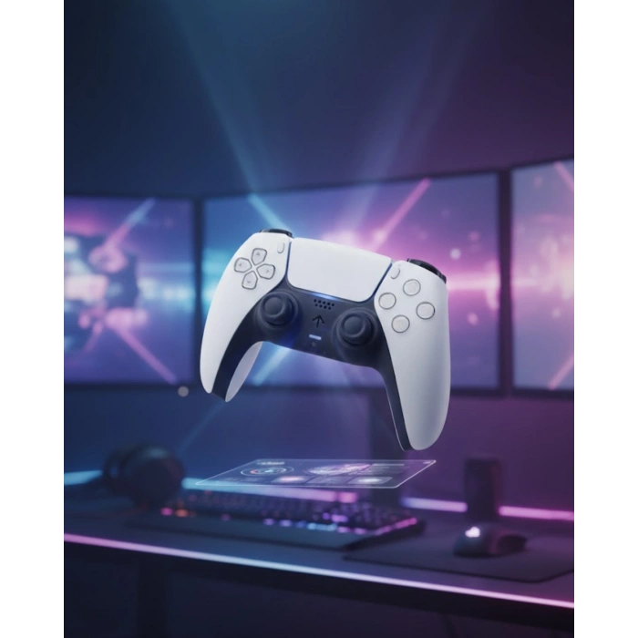 Nevamel® Kablosuz PS5 Oyun Kumandası Hızlı Tepki ve Ergonomik Tutuş