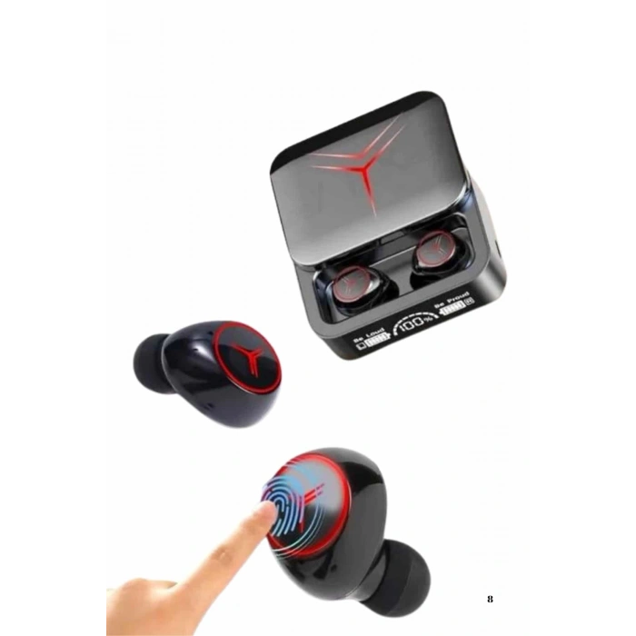 Nevamel Kablosuz Şarj Göstergeli Powerbank Özellikli Bluetooth Kulaklık Çağrı Cevaplayabilen