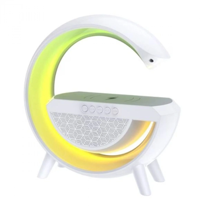 Nevamel Kablosuz Şarj Standlı RGB Hoparlör