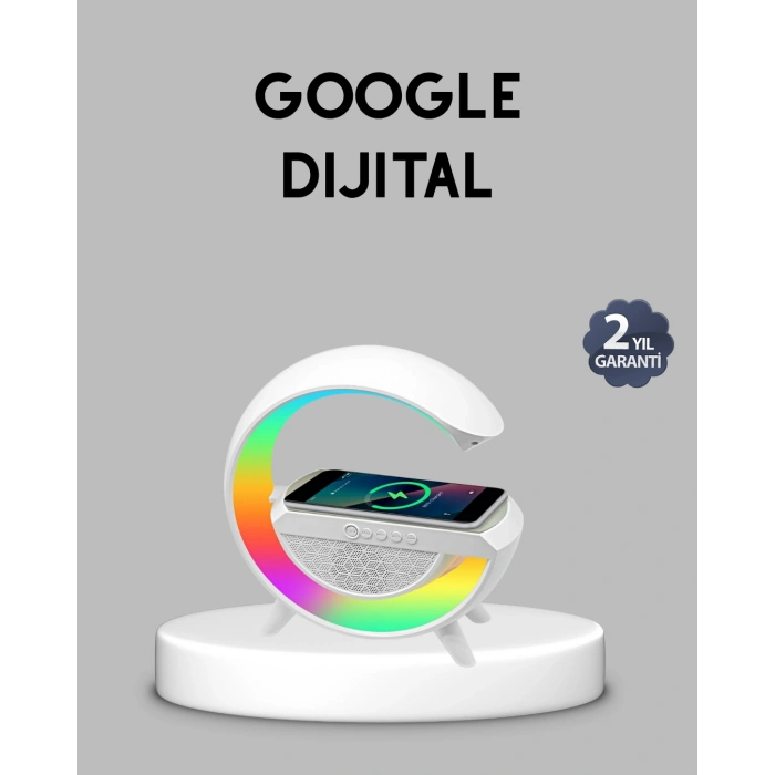 Nevamel Kablosuz Şarjlı Bluetooth Hoparlör ve Gece Lambası – NFC FM Radyo RGB Işık