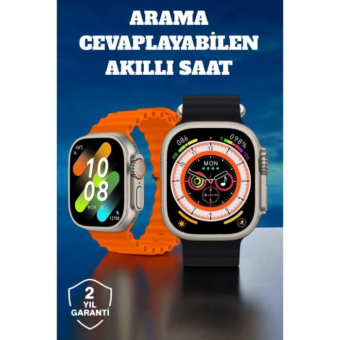 Nevamel Kablosuz Şarjlı Çağrı ve Müzik Kontrolü Sağlayan Akıllı Saat