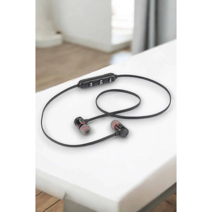 Nevamel Kablosuz Sport Mıknatıslı Mikrofonlu Kulak İçi Kulaklık