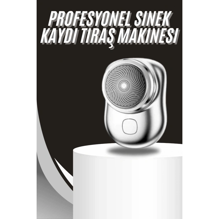 Nevamel Kablosuz Tıraş Makinesi Günlük Hızlı Taşınabilir Şarjlı Yuvarlak Paslanmaz Çelik