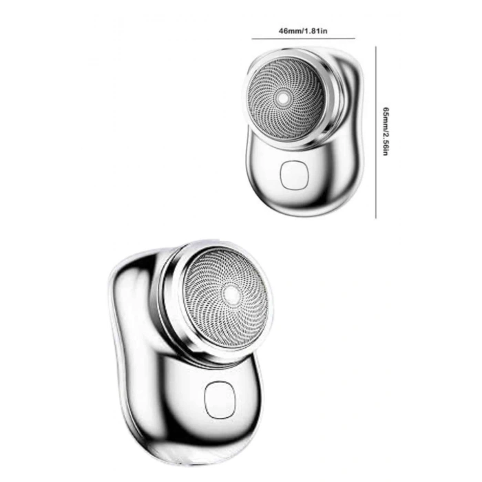 Nevamel Kablosuz Tıraş Makinesi Günlük Hızlı Taşınabilir Şarjlı Yuvarlak Paslanmaz Çelik