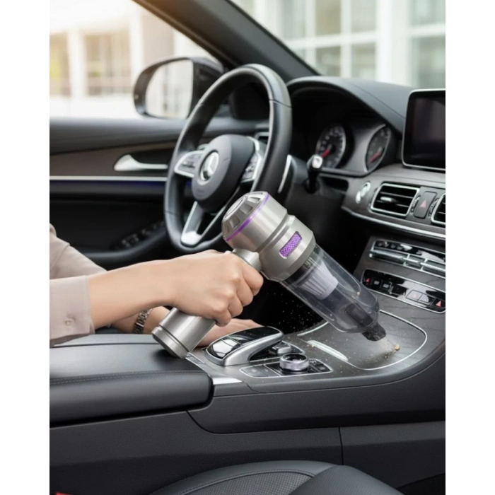 Nevamel® Kablosuz Vakum Süpürge 3 Kademeli Güç Ayarı