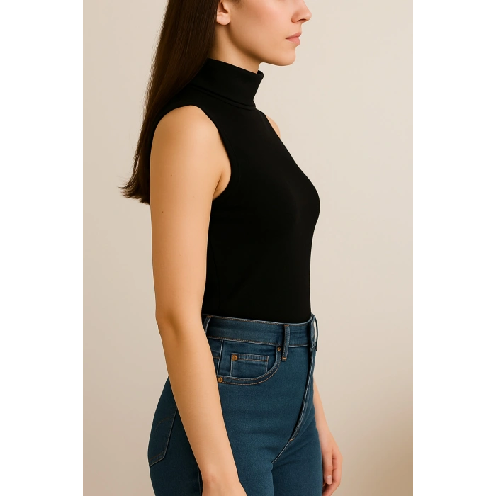 Nevamel Kadın Kolsuz Body-(17952)