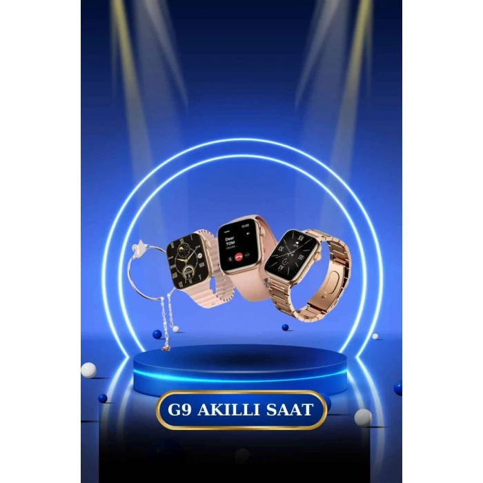 Nevamel® Kadınlar İçin Dokunmatik Ekran Akıllı Saat ve Gamer Kablosuz Bluetooth Kulaklık ANC Özelliği