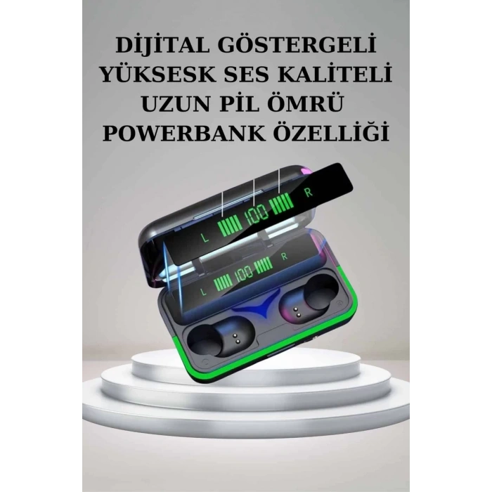 Nevamel® Kadınlara Özel Bileklik Hediyeli Akıllı Saat ve Dijital Göstergeli ANC Özellikli Bluetooth Kulaklık