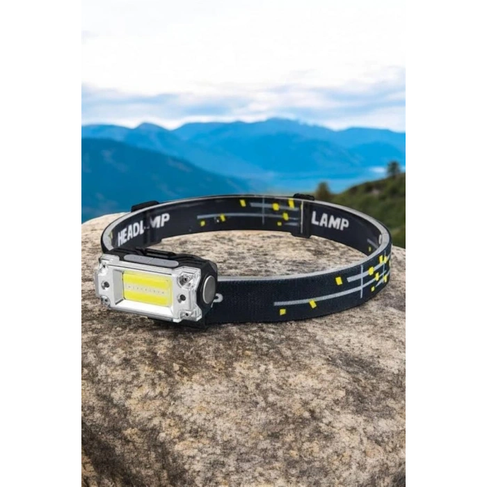 Nevamel Kafa Lambası Kamp Feneri Balıkçı Feneri Başlıklı Suya Dayanıklı