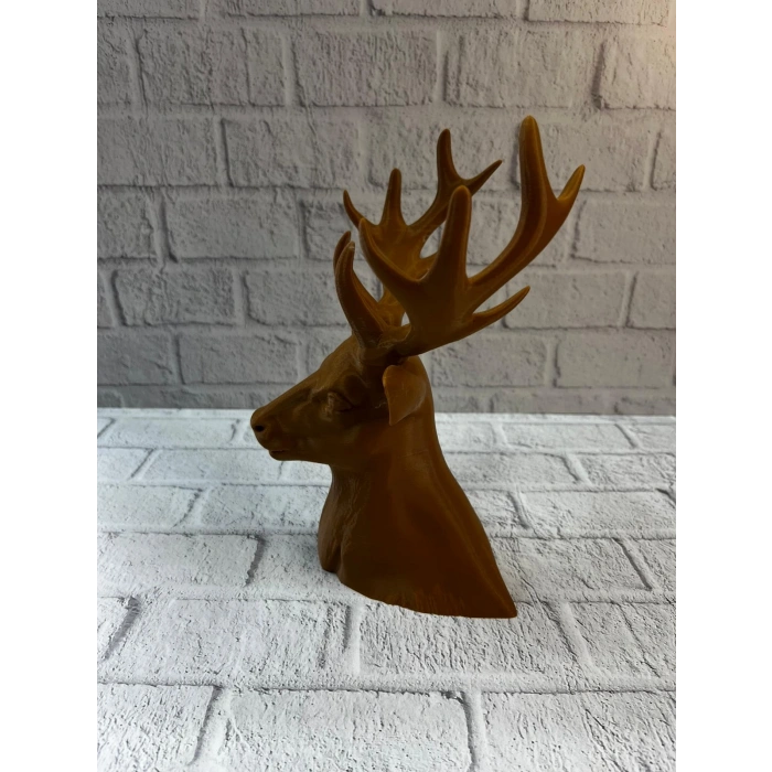 Nevamel® Kahverengi Geyik Biblo 23 cm Dekoratif Şık Tasarım