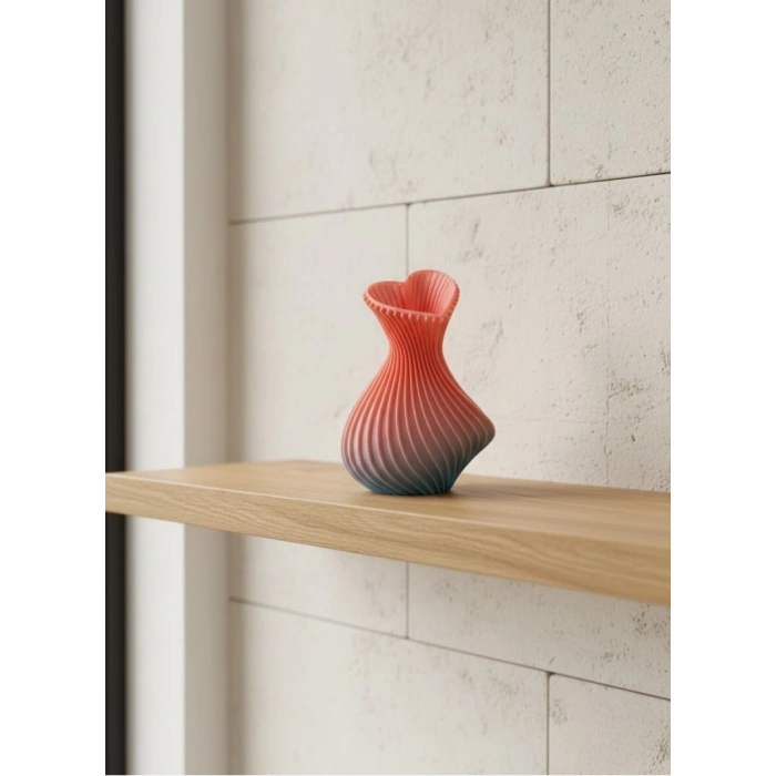 Nevamel® Kalp Tasarımlı Modern Dekor Vazo 15 cm Şık ve Estetik Görünüm