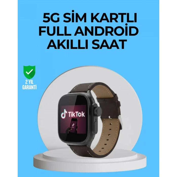 Nevamel® Kamera Özellikli Akıllı Saat Play Store Destekli