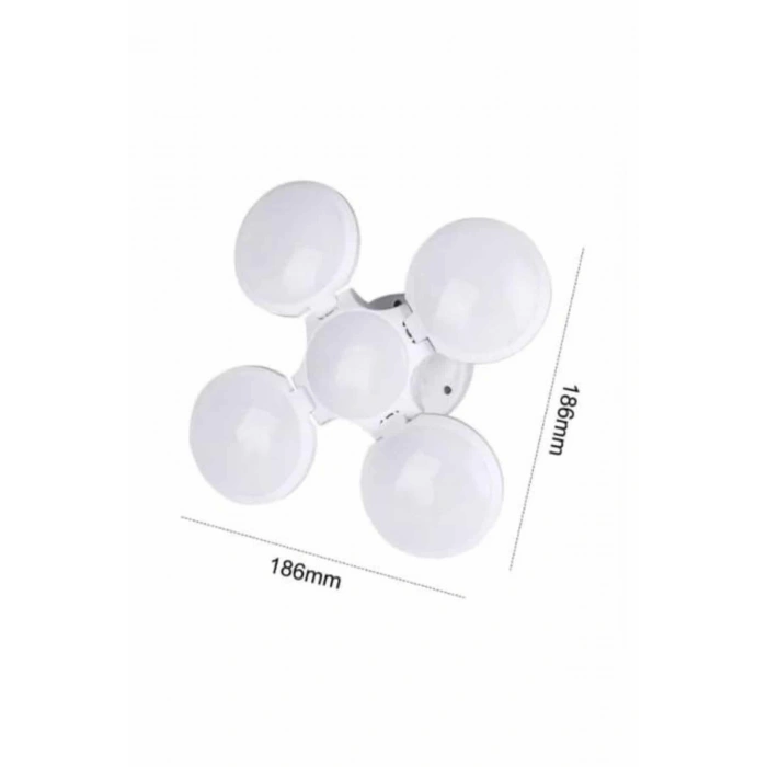 Nevamel Kamp Lambası Güneş Enerjili Solar 5 Kanatlı Katlanır Lamba Karavan