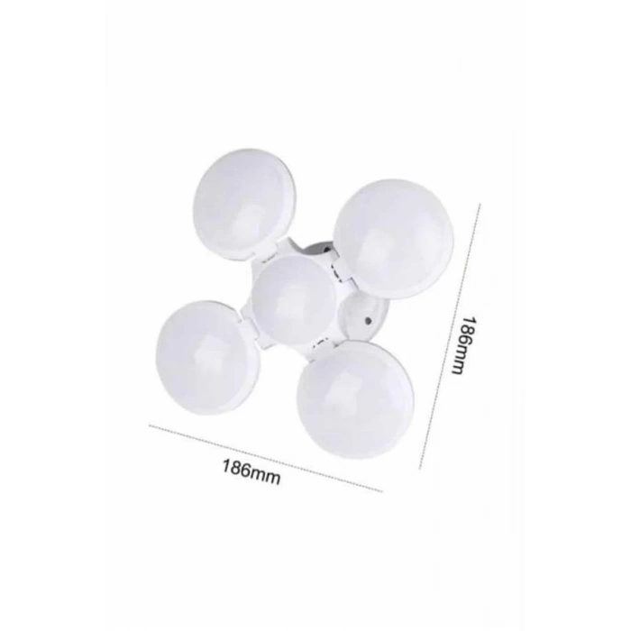 Nevamel Kamp Lambası Güneş Enerjili Solar 5 Kanatlı Katlanır Lamba Karavan