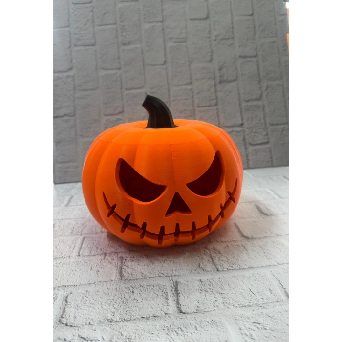 Nevamel® Kapaklı Balkabağı Dekor Kutusu 21×15 cm Halloween Temalı Saklama