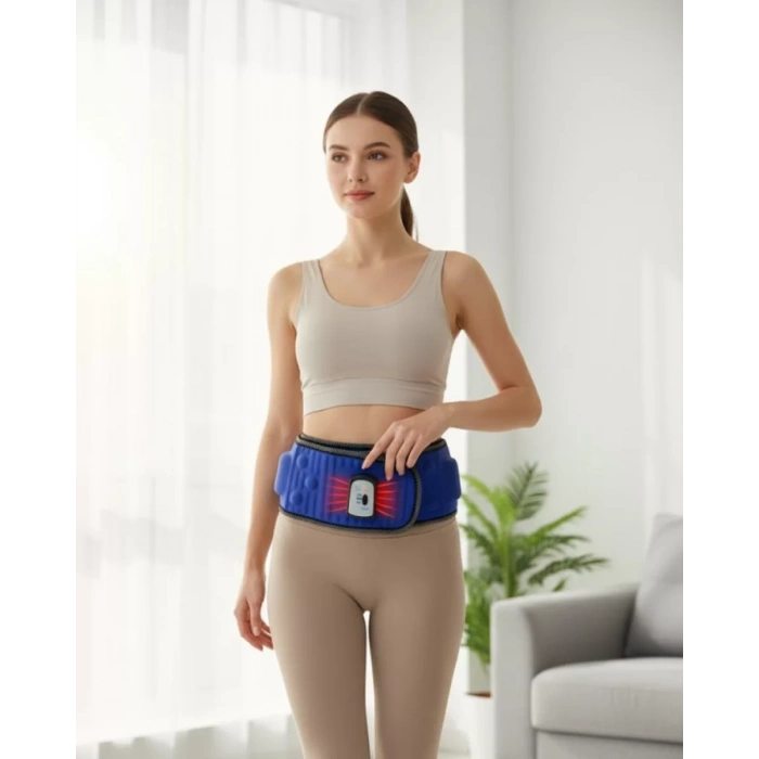 Nevamel® Karın Bel Masaj Kemeri 5 Motorlu 20 Mıknatıslı Fişli