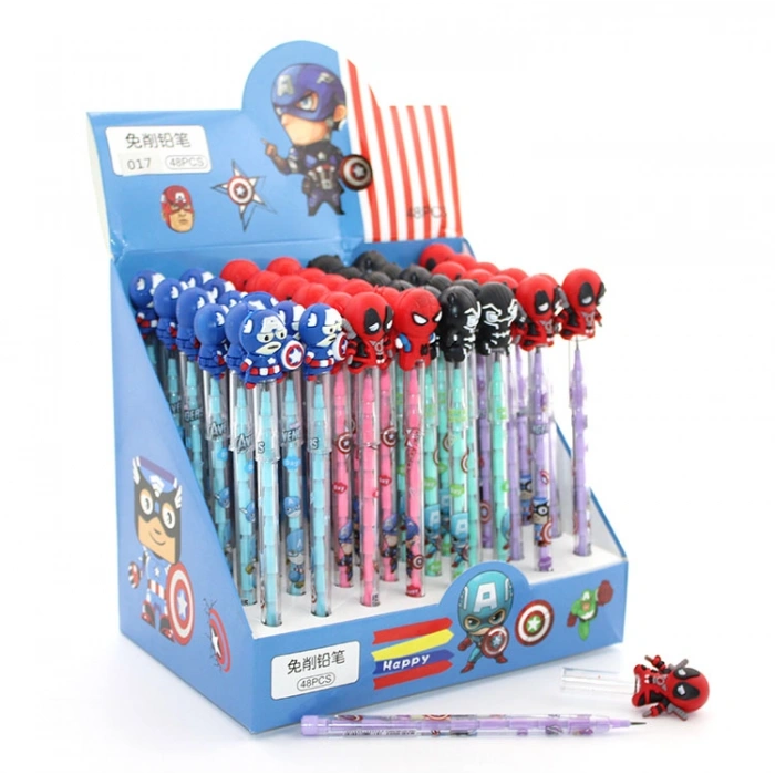 Nevamel Karışık Kahraman Figürlü Yumurtlayan Kalem Model 2