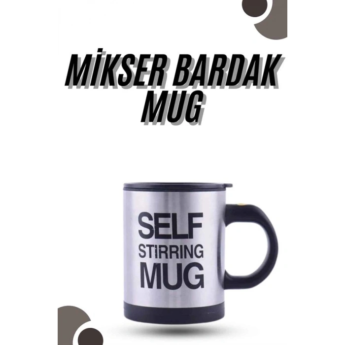 Nevamel Karıştırıcı Özellikli Mikser Kupa Bardak Kompakt Taşınabilir Mug
