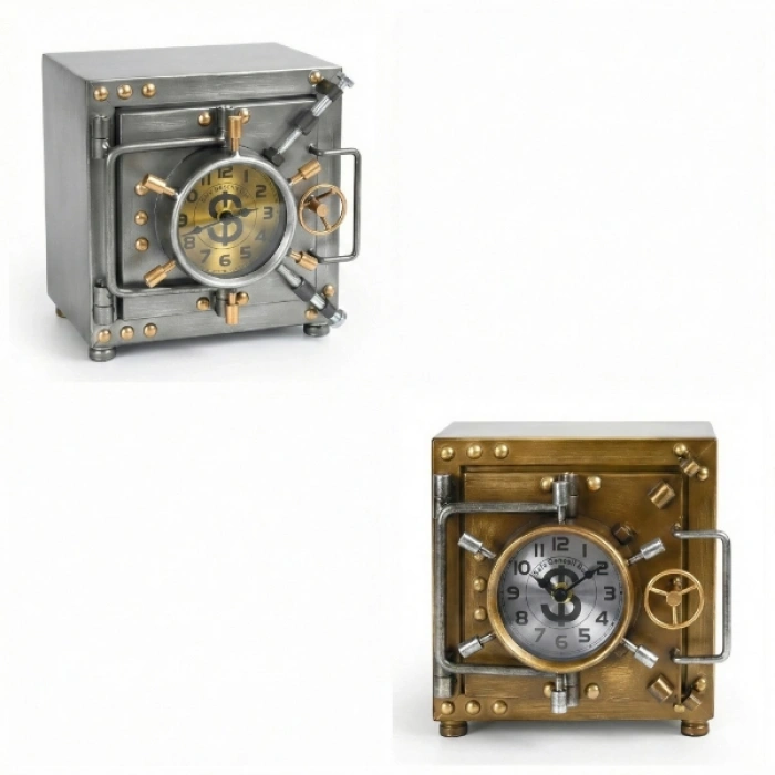 Nevamel Kasa Tasarımlı Masaüstü Saat