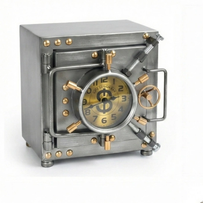 Nevamel Kasa Tasarımlı Masaüstü Saat