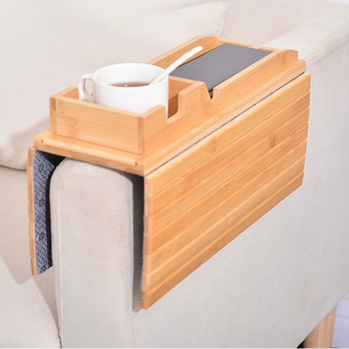 Nevamel Katlanabilir Ahşap Kanepe Tepsisi