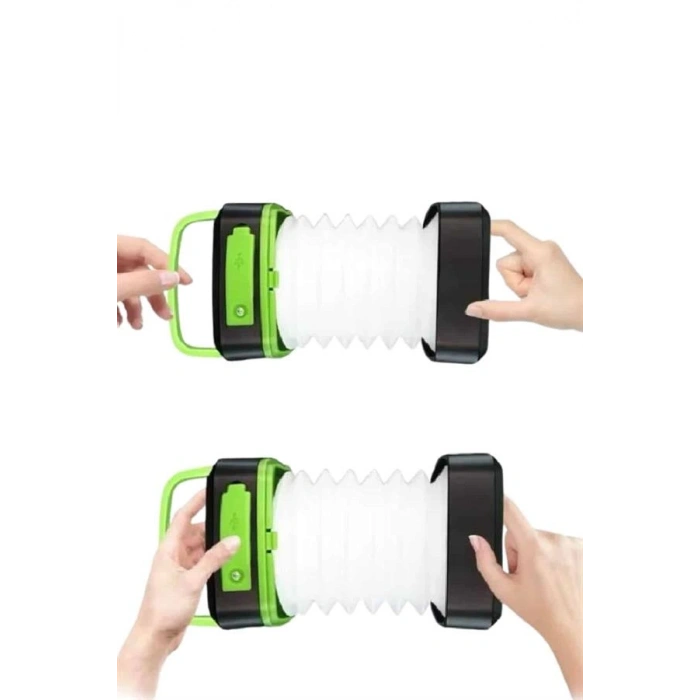 Nevamel Katlanabilir Kamp Lambası Akordiyon Lamba Şarjlı 3 Kademeli Solar