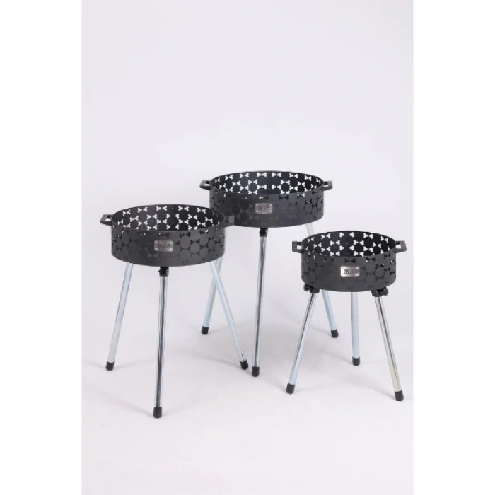 Nevamel Katlanabilir Lüks Mangal No 3 Büyük Boy