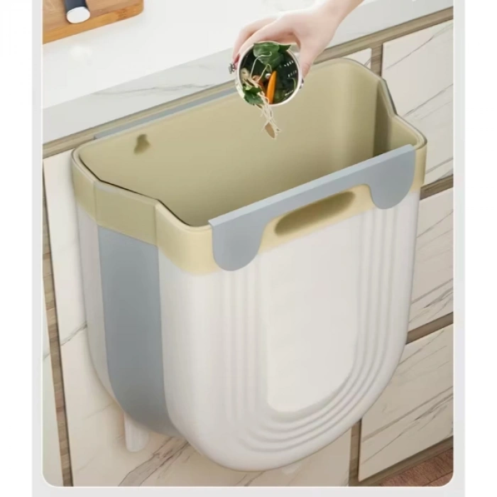 Nevamel Katlanabilir Mutfak Çöp Kovası Torba Hazneli