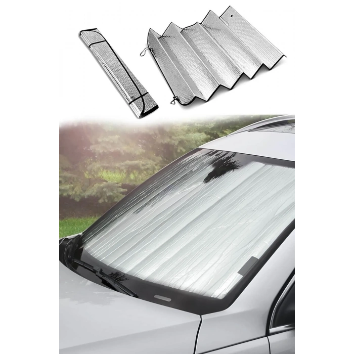 Nevamel Katlanabilir Oto Ön Cam Güneş Koruma Isı Yalıtımlı Peugeot 3008 Nissan Qashqai Honda Civic Volkswagen Passat