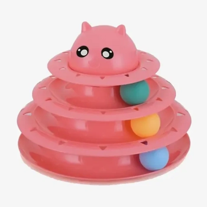 Nevamel Kedi Başlıklı 3 Katlı Kedi Oyuncağı