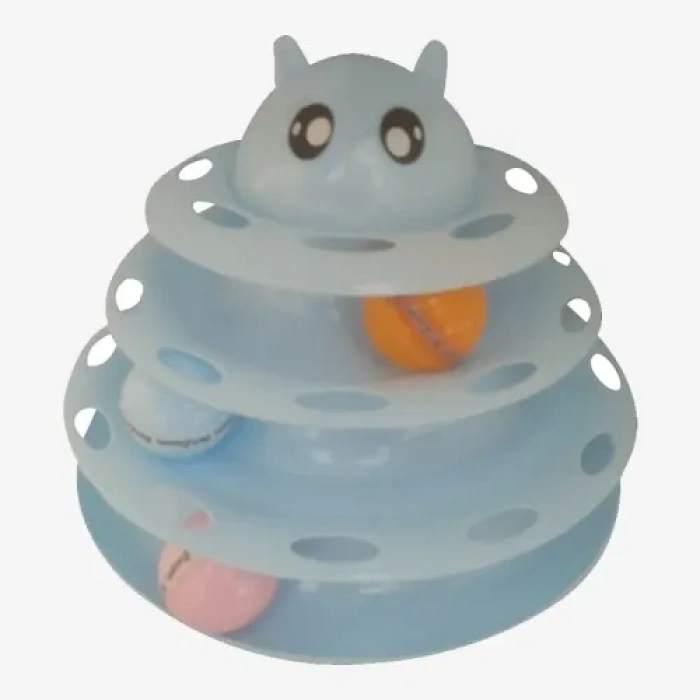 Nevamel Kedi Başlıklı 3 Katlı Kedi Oyuncağı