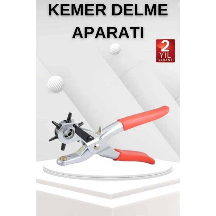 Nevamel Kemer Delme Makinesi Aleti Kemer Delme Pensi Kumaş Kemer Ayakkabı Deri