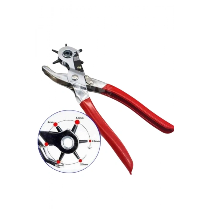 Nevamel Kemer Delme Makinesi Aleti Kemer Delme Pensi Kumaş Kemer Ayakkabı Deri