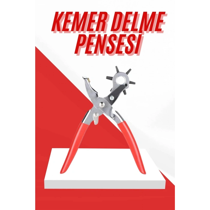 Nevamel Kemer Delme Pensesi 6 Farklı Boyutta Kemer Delici Ev Deri Kemer