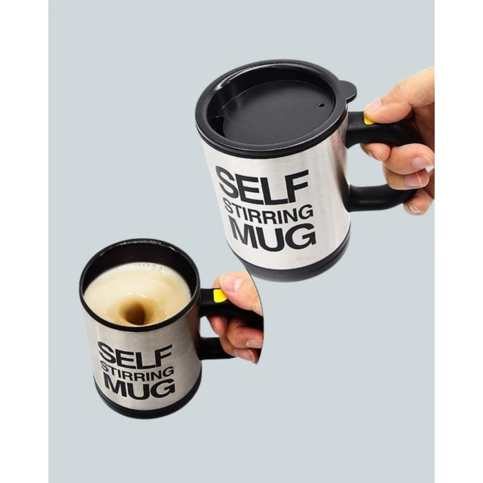 Nevamel Kendi Kendini Karıştıran Termos Kupa – Pratik Güçlü Motorlu ve Termos Özellikli