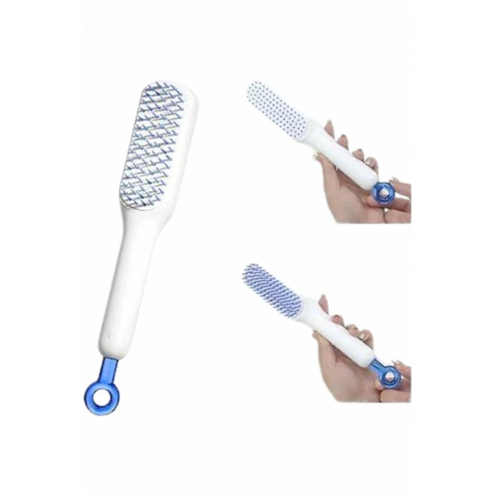 Nevamel® Kendini Temizleyen Tarak Fırça Geri Çekilebilir Evcil Hayvana Uygun Sıkı Dişli