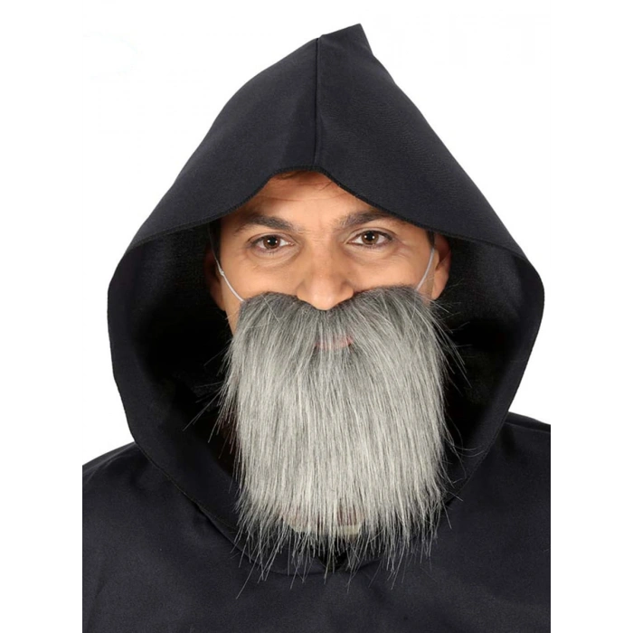 Nevamel Kırçıllı Korsan Sakalı Gri Renk Takma Sakal