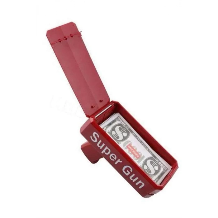 Nevamel® Kırmızı Çocuklara Özel Para Fırlatma Makinesi Para Saçma Tabancası