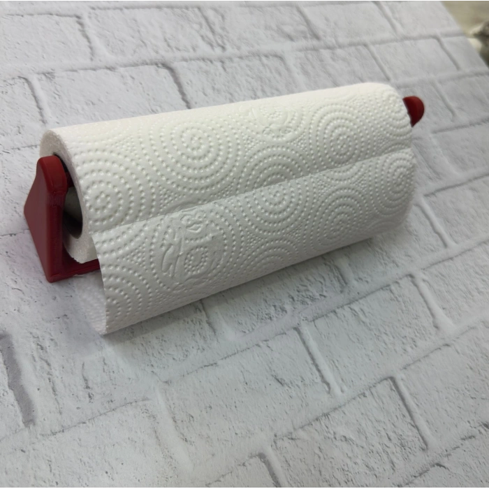 Nevamel® Kırmızı Peçete Askısı Mutfak Duvar Tipi Peçetelik Organizer