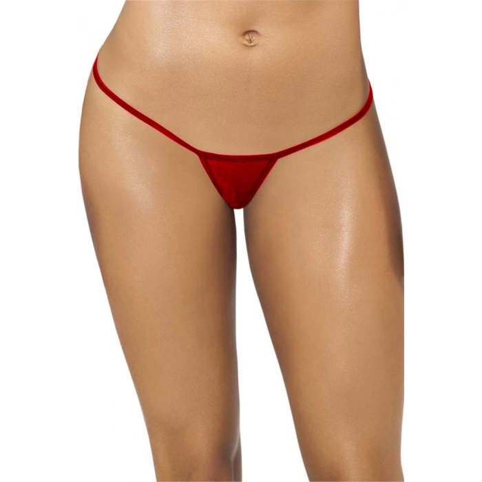 Nevamel® Kırmızı Tül Tanga TM1115