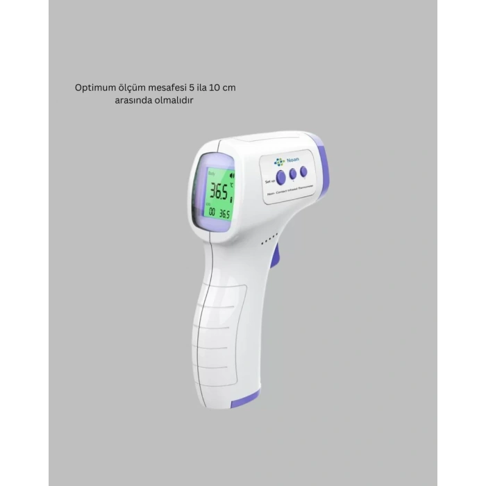 Nevamel® Kızılötesi Temassız Ateş Ölçer LCD Ekranlı Hassas Termometre