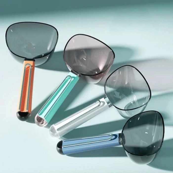 Nevamel Klipsli Ölçekli Kedi Köpek Mama Küreği