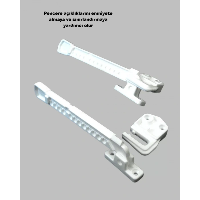 Nevamel® Kolay Montajlı Pencere Açılma Sınırlayıcı 2’li Set