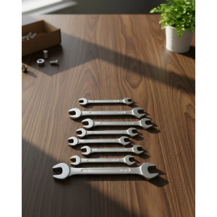 Nevamel® Kombine Açık Ağız Anahtar Seti 8 Parça Çok Amaçlı Kullanım